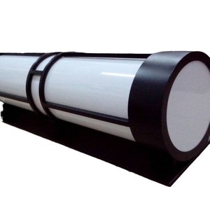 Lampe murale extérieure en forme de cylindre, en acier inoxydable, lumière LED étanche pour jardin, montage mural 110-240V - Product Image 1