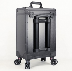 กระเป๋าเครื่องสำอางแบบล้อลาก Zs Professional  กระเป๋าเครื่องสำอางอเนกประสงค์  กระเป๋าจัดระเบียบเครื่องสำอางสำหรับร้านเสริมสวย  กระเป๋าเครื่องสำอางแบบมีล้อ - Product Image 3
