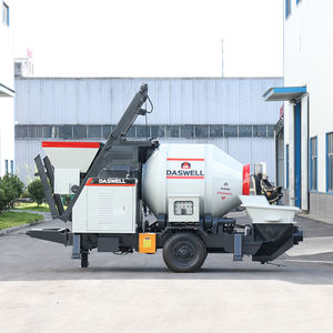 Werkseitige Lieferung Daswell Dieselmotor Betonpumpen maschine Betonmischer mit Pumpe - Product Image 1