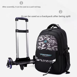 2025 Trẻ Em Không Thấm Nước Trường Túi Phim Hoạt Hình Nhân Vật In Bánh Ba Lô Xe Đẩy Cho Dễ Dàng Mang Tính Năng Chống Thấm Nước Tính Năng - Product Image 3