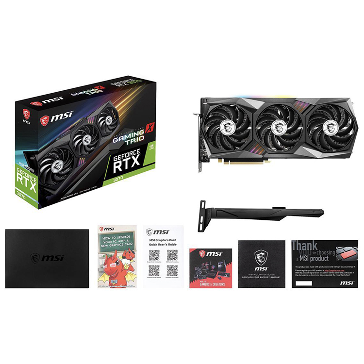 MSI Geforce RTX 3070 GAMING X TRIO - 8GB GDDR6 Graphics Card