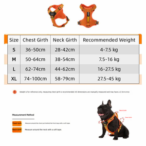 Harnais anti-traction robuste pour chien, gilet réglable anti-explosion pour chiens de taille moyenne à grande, équipement durable pour la promenade et l'entraînement en extérieur - Product Image 3