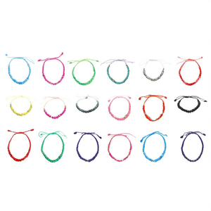 Bracciale in acciaio inossidabile con nodo a sette stelle a forma di otto, fatto a mano, set da 12 pezzi - Product Image 2