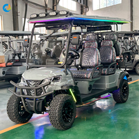 Voiturette de golf électrique Robetaa 6 places à batterie au lithium pour l'entretien des fermes, des terres et des jardins – Vente directe usine