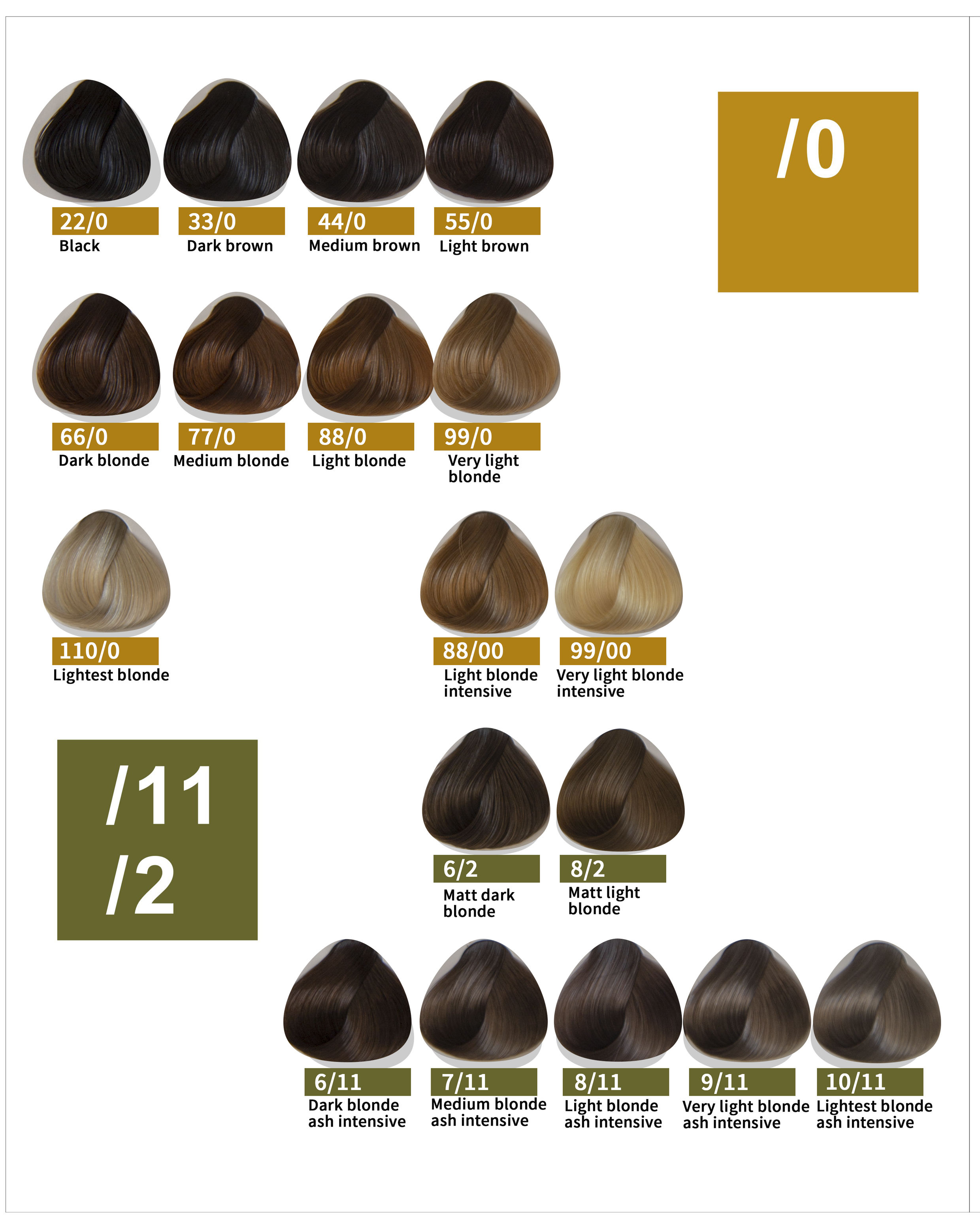 55 couleurs peuvent être sélectionnées