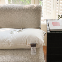 Oreiller marin de luxe en fibres de polyester moelleuses, doux, respirant, personnalisable, avec soutien du cou, pour les dormeurs latéraux, 200 fils au pouce carré