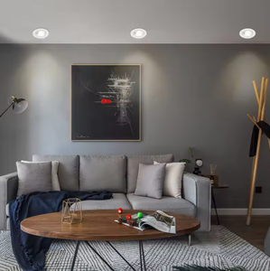 Carcasa de aluminio 7W 15W 20W 30W COB led downlight ajustable antideslumbrante trimless led downlight para Proyecto de hotel - Product Image 6