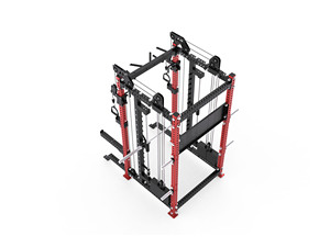 Máquina de entrenamiento funcional de doble <span class=keywords><strong>cable</strong></span> con rack de potencia, estructura de acero de alta resistencia, equipo comercial de gimnasio para entrenamiento de fuerza de cuerpo completo - Product Image 4