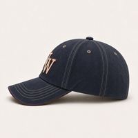Gorra Unisex Personalizada al por Mayor, Estilo Vintage Lavado de 6 Paneles, con Logotipo Bordado en 3D, Tejido de Algodón Deportivo para Viajes y Actividades al Aire Libre