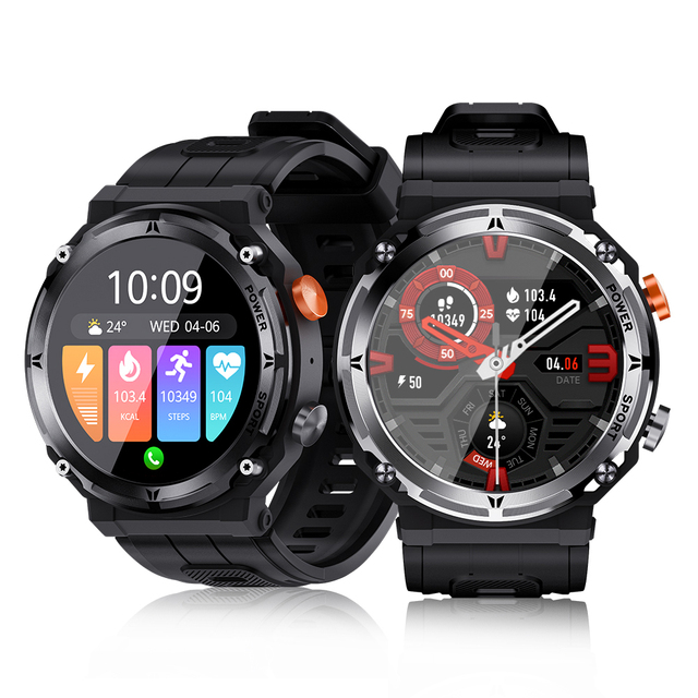 New Arrival NC21 Outdoor Smartwatch AI Voice Assistant RTK8763E 100+Sport VC30F Heart Rate Men Watches C20pro C22pro