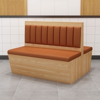 Meubles de restaurant, table à manger avec chaises, 2 places, 4 banquettes