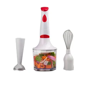 MOQ 200PCS HB1612 Hot sales kitchen appliance multi-purpose electric hand blender set with 3 in 1 function