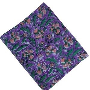 Tissu en coton indien fait main en gros, tissu imprimé à la main Sanganeri de Jaipur, matière première pour vêtements, vente en gros OEM ODM - Product Image 1