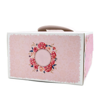 Cajas para Pasteles Personalizadas con Papel de Arte de Color Personalizado, Lámina Dorada, Reciclables y Aptas para Alimentos, para Bodas y Té de la Tarde