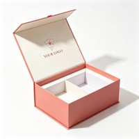 Boîte cadeau magnétique recyclable pour bijoux, bougies, parfums, emballage avec logo, boîte en carton rigide personnalisée
