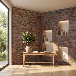 Panneaux en pierre d'ardoise véritable pour la décoration extérieure, utilisation hôtelière, avec des panneaux en pierre naturelle mince – Fournisseurs - Product Image 3