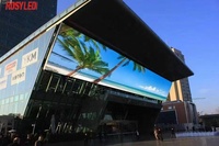 Écran d'affichage LED 3D fixe pour extérieur ROSYLED, panneau publicitaire mural vidéo, P5 P6 P8P10 HD, affichage LED à œil nu avec coin