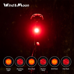 Feu arrière <span class=keywords><strong>de</strong></span> vélo étanche IP66 en aluminium CNC avec détection <span class=keywords><strong>de</strong></span> freinage intelligente pour les activités <span class=keywords><strong>de</strong></span> plein air et la conduite nocturne - Product Image 5