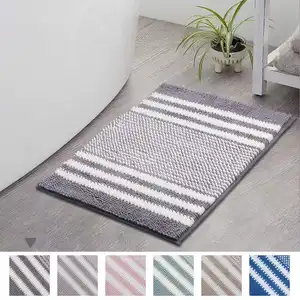 3 pezzi antiscivolo ciniglia assorbente pavimento esterno tappeti da bagno e tappeti soggiorno