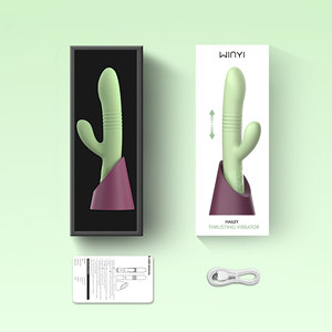 WINYI Vibratore Dildo Rabbit per Massaggio Femminile, Stimolatore del Punto G, Giocattolo Sessuale per Donne, Stimolazione Vaginale e Clitoridea - Product Image 6