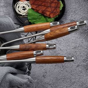 6 Pcs 304 Stainless Steel Kitchen Appliances Cooking <b>Tools</b> Stainless Steel Kitchen Utensils Set With Wooden Handle - Product Image 3