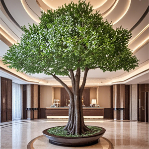 Hot Bán Tùy Chỉnh Lớn Nhân Tạo Olive <span class=keywords><strong>Tree</strong></span> Handmade Thực Tế Trong Nhà Và Ngoài Trời Nhựa Và Vải Cây - Product Image 1