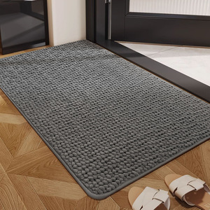 Tapis de bain rectangulaire en fibre de polyester antidérapant et résistant aux taches pour le sol de la salle de bain - Product Image 3