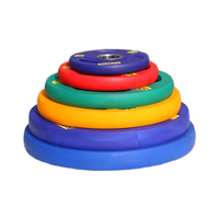 Disques de poids colorés pour la musculation – Accessoires d'équipement de fitness pour l'entraînement en force