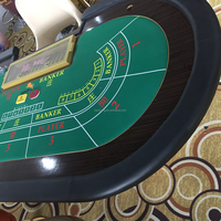 Modernes Design Pokertisch Casino Roulette-Tisch Baccarat Blackjack Casino-Tisch