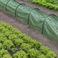 D5915 Serre portable 2-en-1 : Protection solaire et thermique, tunnel de jardin, filet d'ombrage, couverture de rangée pour légumes et plantes