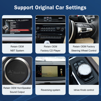 Autoradio GPS stéréo avec écran de navigation 10.2/12.3 pouces, résolution 1920*720, compatible Carplay Linux pour BMW X5 F15 2014-2016 NBT