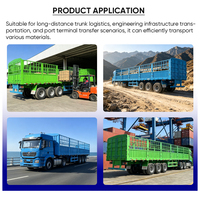 Semirremolque de Transporte de Ganado Personalizado de 3 y 4 Ejes, 40 Pies, 60 y 80 Toneladas, con Vallas y Laterales Abatibles para Exportación