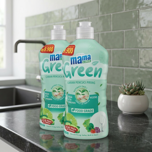 Mama Lime Eco-Friendly Green Dishwashing Liquid <b>Detergent</b> Food Grade for Plates Cups & Kitchen Utensils - Product Image 3