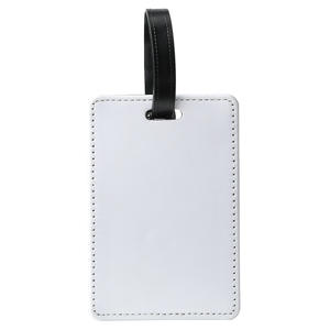 Accessoires de voyage : Étiquette de bagage en cuir véritable, écologique et faite à la main, porte-adresse pour valise, étiquette d'embarquement portable - Product Image 1