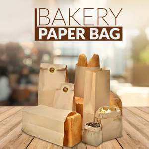 Custom Logo Eco-Friendly Recycled Materials Kraft Brown Paper <b>Wedding</b> Favor Bags Heat Seal for Packaging Snack - Product Image 2