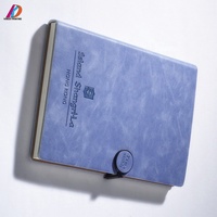 Nouveau design de carnet de notes personnalisé en cuir pu avec bouton