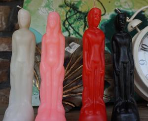 <span class=keywords><strong>Bougie</strong></span> artisanale en cire <span class=keywords><strong>d</strong></span>'abeille, figurine féminine unique / Bougies figurines de couple avec fonction de prière, modèle 006-DGV/OEM/ODM Marque - Product Image 3