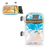 Sac banane de taille en PVC pour femme, sac banane de jambe, harnais de cuisse, accessoire de randonnée et de voyage avec fermeture à glissière