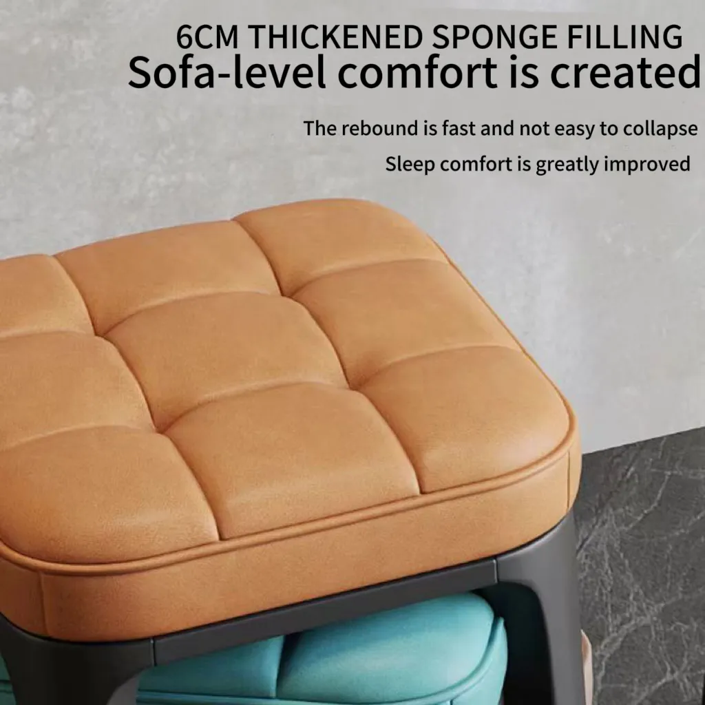 Modern Minimalist dışkı ev mobilya yemek odası mobilyası istiflenebilir kadife döşemeli yemek sandalyesi