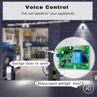 Interrupteur relais intelligent WiFi 1CH EWelink 12V 24V 7-32V 220V pour moteur de rideau, fonctionnement par impulsions, avec application Alexa Google Home