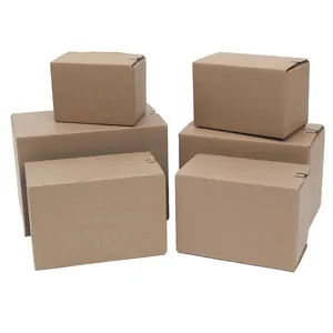 Custom Colorful Logo Corrugated Cardboard Container Shipping Box Double Wall Carton Moving Boxes For Packing