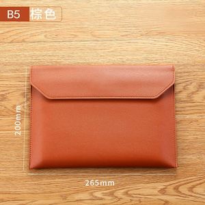 Sophisticated B5 Leather File Organizer <b>A4</b> Size for Archiving & Carrying Office Papers Promotion - Product Image 4