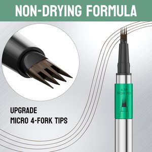 Lápiz de Cejas Personalizado de Marca Privada con Punta de 4 Puntas, Profesional, Resistente al Agua, de Larga Duración, de Secado Rápido, Lápiz de Cejas Líquido para Posicionamiento - Product Image 2