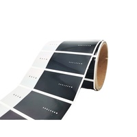 Étiquettes autocollantes brillantes en vinyle, imperméable, personnalisé, avec Logo d'impression, pièces