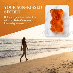 Gummies bronzantes naturelles Amaz OEM avec bêta-carotène et lycopène pour un éclat de peau <span class=keywords><strong>sans</strong></span> <span class=keywords><strong>soleil</strong></span> - Product Image 3