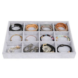 Plateaux de présentation de bijoux sur mesure pour bagues, bracelets, joncs et pendentifs, empilables - Product Image 2