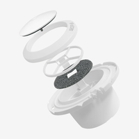 Diffuseur de ventilation intérieur pour système CVC, disque en plastique ABS pressé à trois vitesses, design moderne pour climatisation et air frais