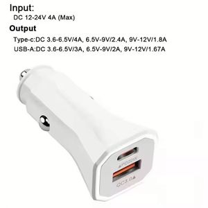 ที่ชาร์จในรถยนต์ USB-C คุณภาพสูง 12w/20w/38w อะแดปเตอร์แปลงไฟ A+C สำหรับโทรศัพท์รุ่น 15 16 - Product Image 5