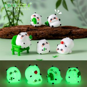 Accesorios Decorativos para Jardín, Panda Rojo Luminoso, Paisajismo, Suculentas, Bolsas Sorpresa Decorativas, Pequeños - Product Image 2