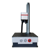 Machine de marquage laser à fibre portable 30W 60W 100W refroidie par air Mopa M7 pour le codage de pièces métalliques, atelier et petites entreprises